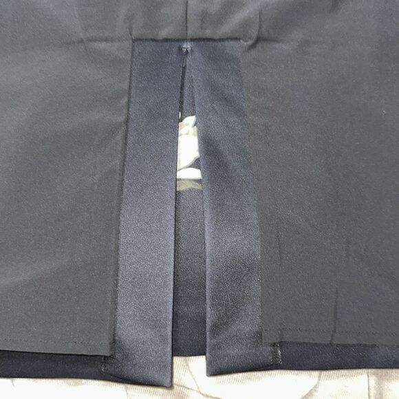 Ted Baker 5/14 Opal Alithea Black Floral V Neck Long Sleeve Bodycon Midi Dress - Picture 12 of 13